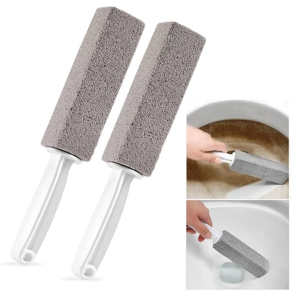 2-Pak - Pimpstein Toalett Børste - Toalettrens