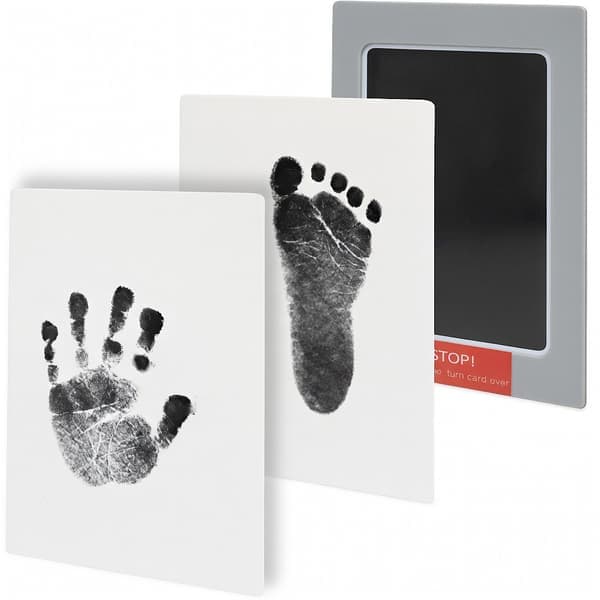 Hånd- og Fotavtrykkssett for Baby - Minnesett med Blekkpute - 3-Pack