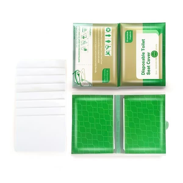 Spylbart Toalettseteovertrekk / Engangsbeskyttelse - 50-Pack