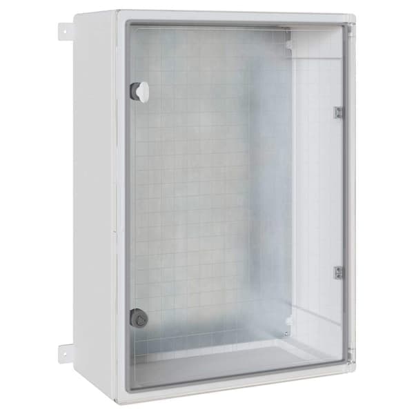 vidaXL Kontrollskap Grå 57 x 24,5 x 70 cm ABS-plast