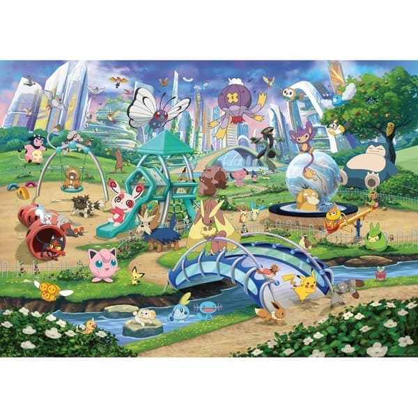 Pokemon Breakout 1 Eevee and the Park puzzle 1000pcs