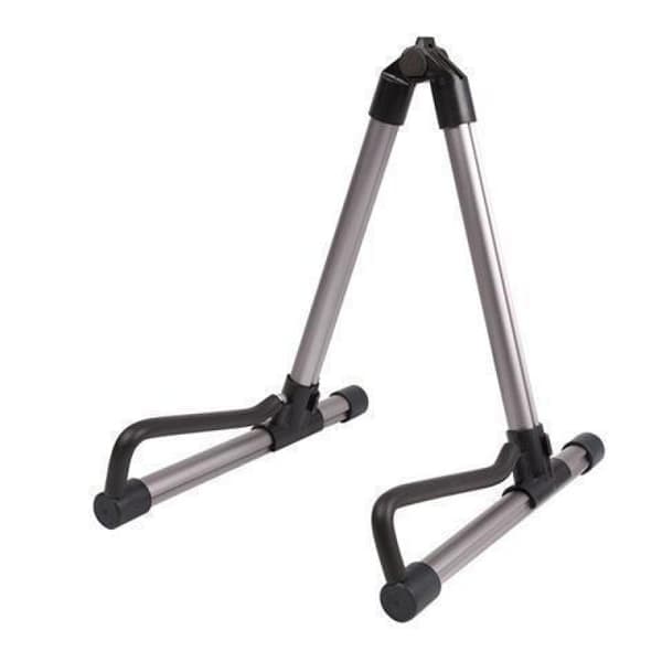 Metallisk grå sammenleggbar gitarstativ Universal gitarholder Guita