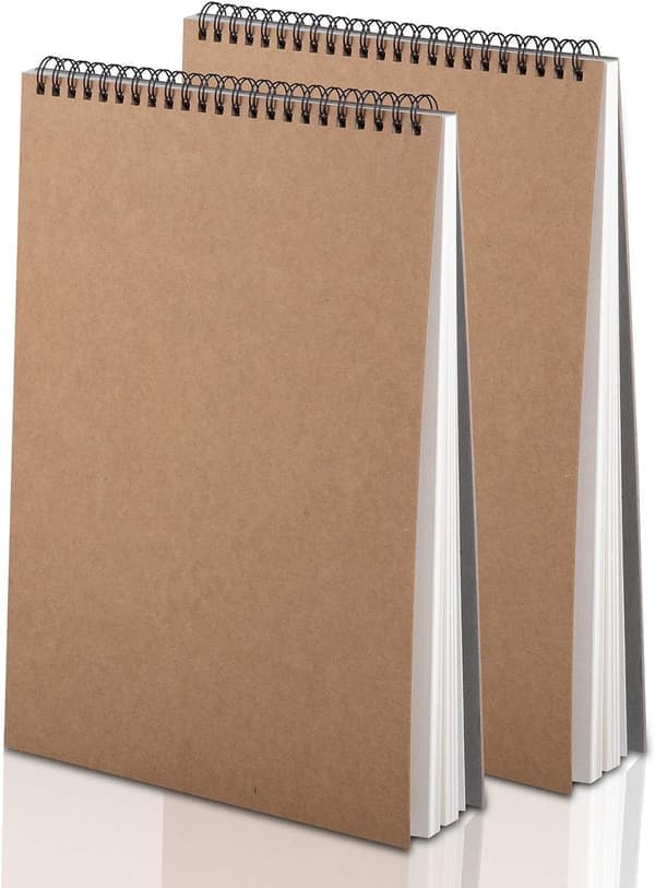 A4 Skissebok Tegnebok med 60 Sider/ 30 Ark 160gsm Dr