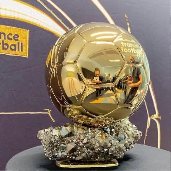 Offisiell Ballon d'Or Replika Trofé 21cm for Fotballfans[JSR]