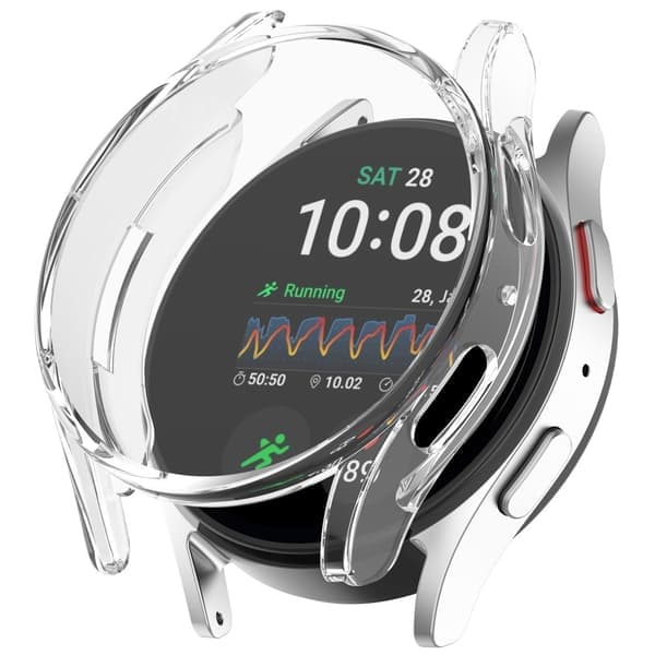 Samsung Galaxy Watch7 44 mm fleksibelt dekseletui med full beskyttelse