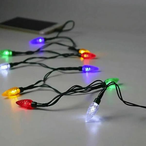 God Jul Lys USB-kabel DCI-laderledning Lampe Telefon Type C Ladekabel Lysende Lys Romdekorasjon（Type C）
