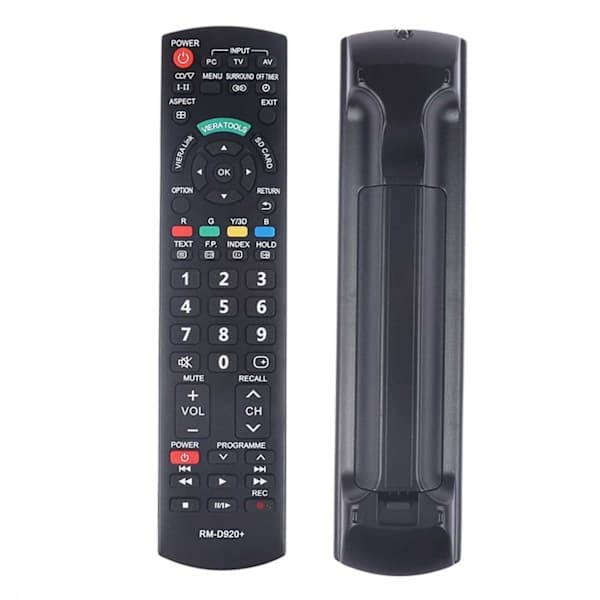 Fjernkontroll Panasonic TV RM-D920+ - Universell Erstatningskontroll svart