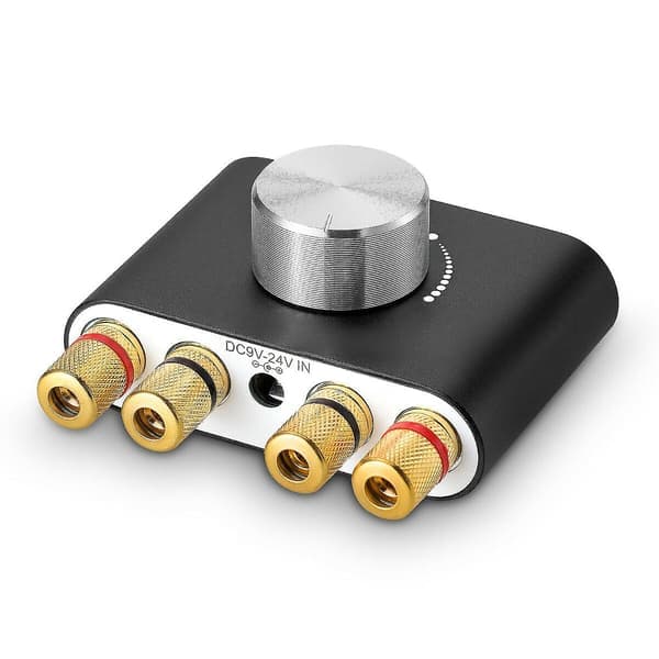 Bluetooth 5.0 stereo lydforsterker mottaker, 2-kanals klasse D mini hi-fi forsterker