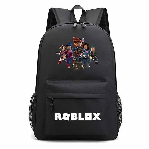 Roblox Game Surrounding Starry Sky Men and Women Ryggsekk Reiseveske Dataveske High School Student School Bag-9z -1