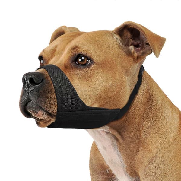 Pitbull Munnkurv, Myk Munnkurv for Amerikansk Bully Bulldog Boksere Rottweilere, Anti-Bitebeskyttelse