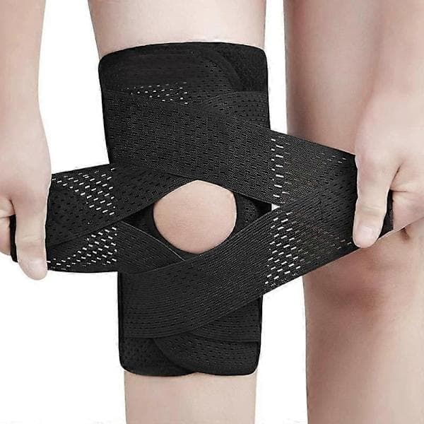 Justerbar knestøtte for meniskrift, ACL, MCL, artritt - Galvaran knebeskyttelse med sidestabilisatorer