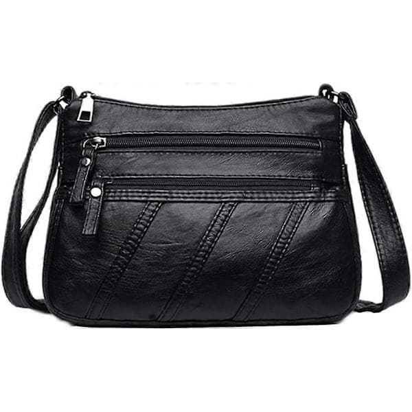 Myke PU-skinnvesker og skuldervesker for kvinner Crossbody-veske Cross Body Messenger-vesker