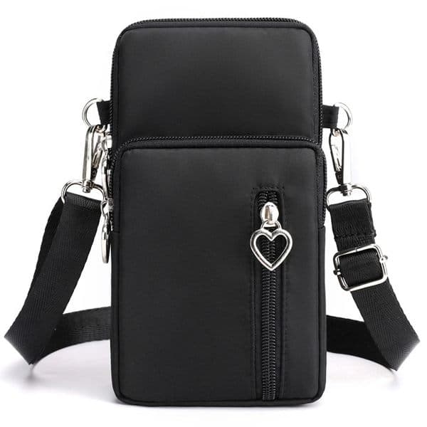 Liten Crossbody Lommebok Telefonveske Dame Mini Crossbody Lommebok