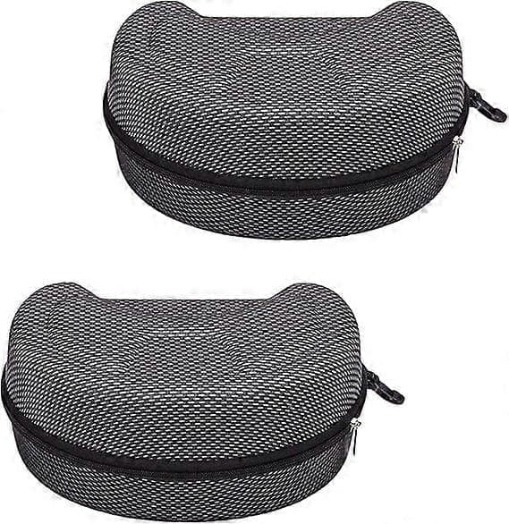 2 STK, Stor Hard Sportsbrilleveske, Snøbrilleboks, Oppbevaringsholder for Sportsbriller, Beskyttende Brilleetui