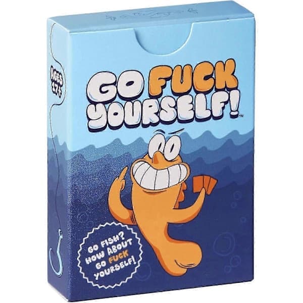 Go F*ck Yourself - Morsomt Go Fish Kortspill Interaktivt Kortspill for Hjemmefest[YJD] 2 STK
