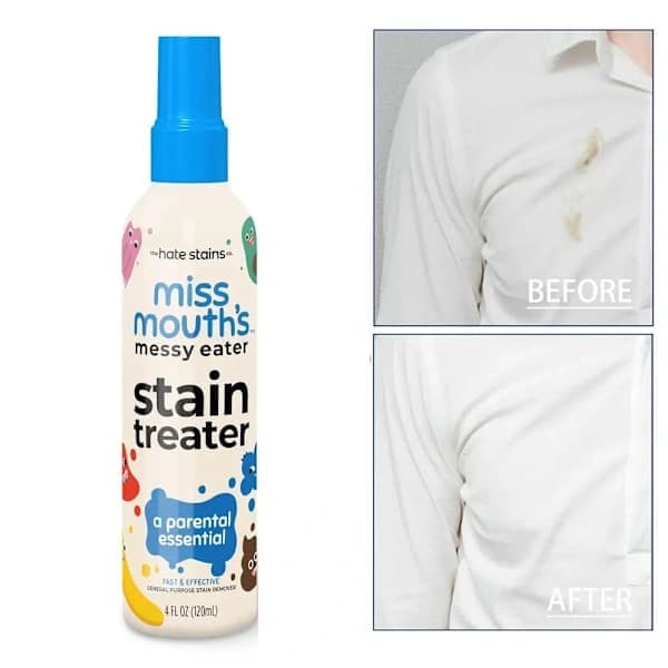 2 flasker Miss Mouth's flekkfjerner for sølete spisere (120 ml hver)