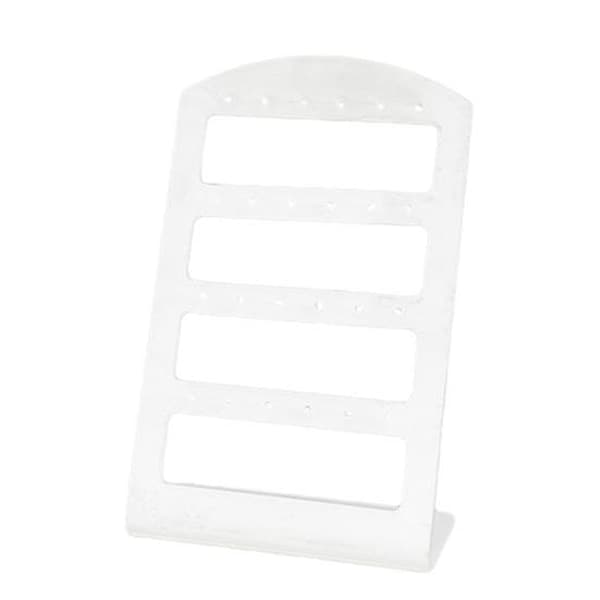 24/48 Hull Øredobber Display Smykkestativ Holder Smykkevisningsstativ Akryl Organizer transparent