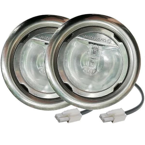 2-pakning 20W G4 Halogenpære 12V AC Klart Glass Under Skap Belysning Puck Lampe Garderobe Vitrineskap Hylle Vinkjøler Lampe