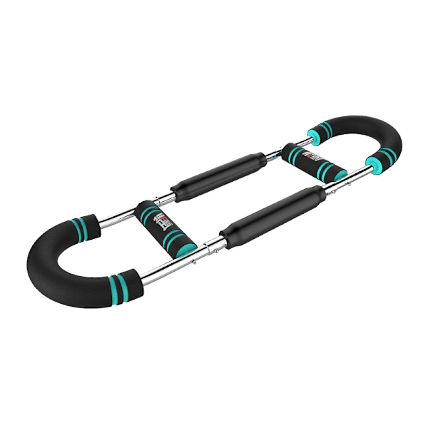 U-formet Power Twister Arm Exerciser. Justerbar brystekspander (65-100lb). Trening for biceps, triceps, skuldre, rygg, underarm og indre lår