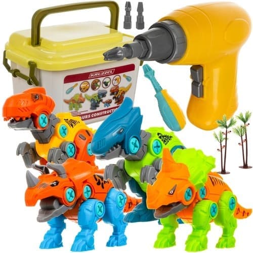 Byggesett – Bygg 4 dinosaurer{ROG}