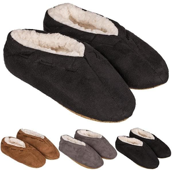 Innendørs tøfler 35-42 / Varme tøfler - Morgentøfler Grey