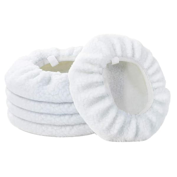 5 stk 10 tommers Bonnet Polerings- og Buffingpute for Bilvoksing