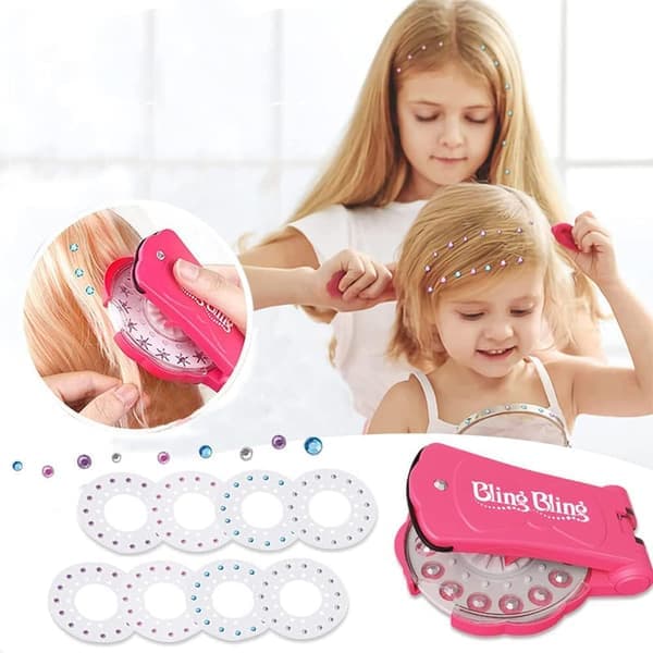 Blinger Ultimate Set, Glam Collection, Leveres med Glam Styling Tool & 180 Gems - Last, Klikk, Bling! Hår, Mote, Hva som helst!