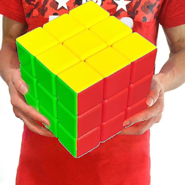 Giant 3x3 Speed Cube, Stor 3x3 Terningpuslespill (7 Tommer)
