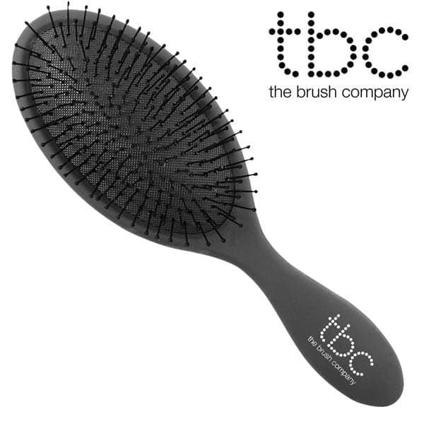 TBC® The Wet & Dry Brush hårbørste - svart