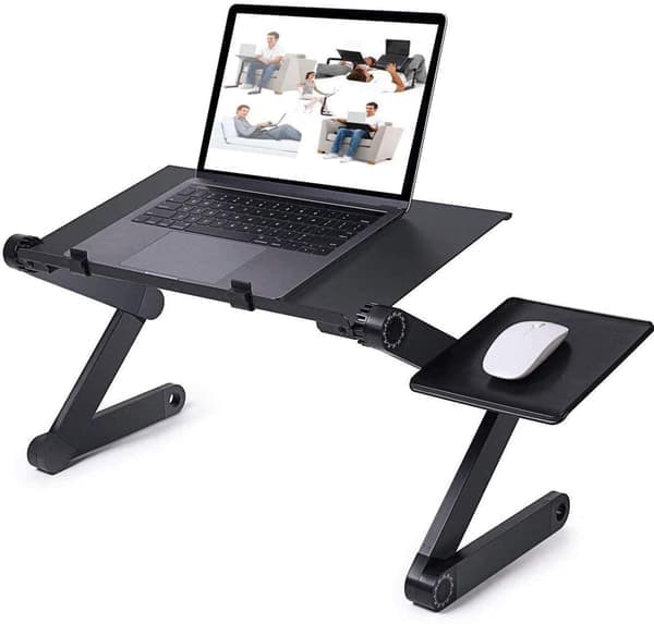 Multifunksjonelt bord for bærbar PC med musematte