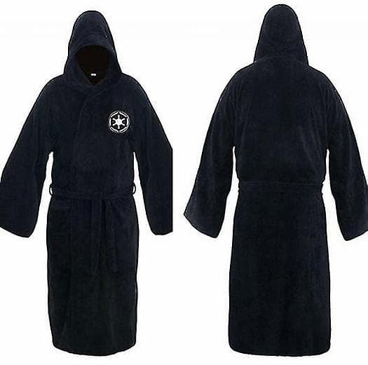 Star War Morgenkåpe Jedi Sith Hood Robe Cloak Fleece kjole