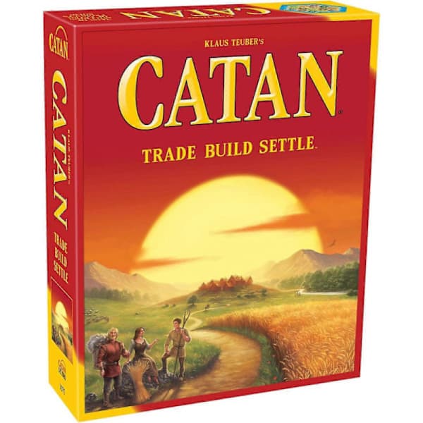 Catan Brettspill (Grunnspill) | Familiespill | Brettspill for voksne og familier | Eventyrspill | Alder 10+ | for 3 til 4 spillere |