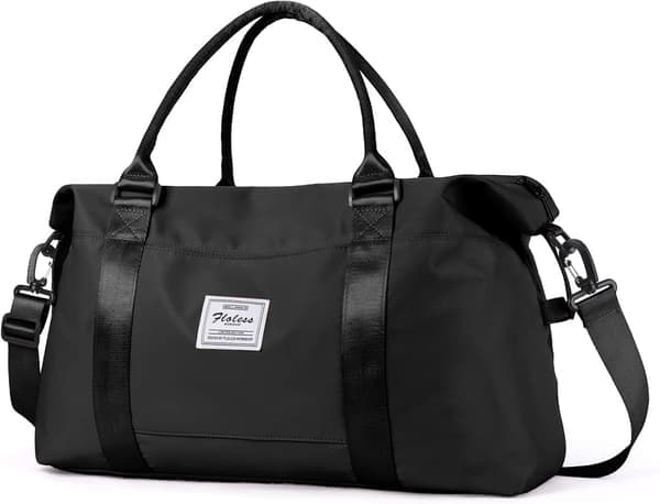 Hyttebagasje Reiseveske 45x36x20, Stor Vanntett Duffelbag, Hyttebagasje Reiseveske 45x36x20, Stor Vanntett Duffelbag, Svart