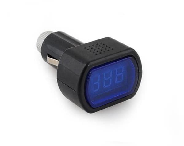 Voltmeter til Bil - Sigarettuttak