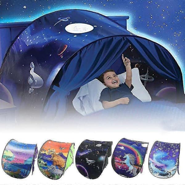 Fancy Dream Tents Barn Enhjørning Rom Sammenleggbart Telt Innendørs Sengetelt -Sy