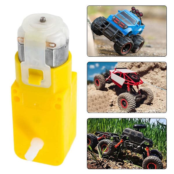 Gir Motor Dobbel Aksel 3-6v Tt Motor For Smart Bil Robot Pakke Med 6 (I Form) [DB]
