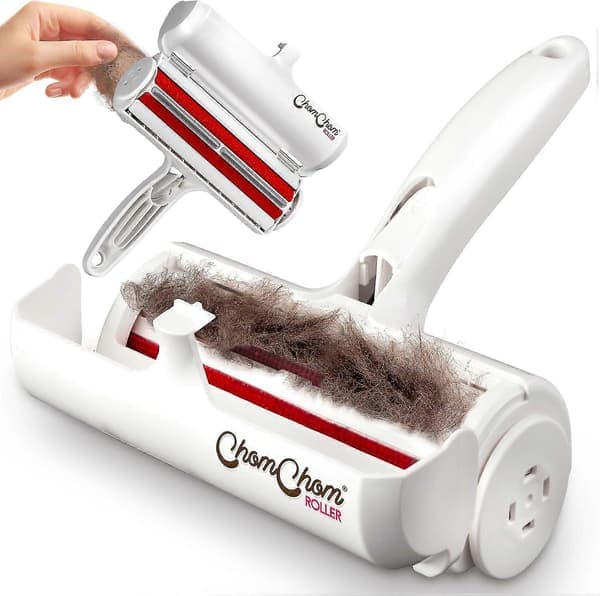 Chom Chom Roller Dyrehårfjerner og Gjenbrukbar Lint Roller - ChomChom Katt- og Hundefjerner for Møbler, Sofa, Tepper, Klær og Sengetøy - Po