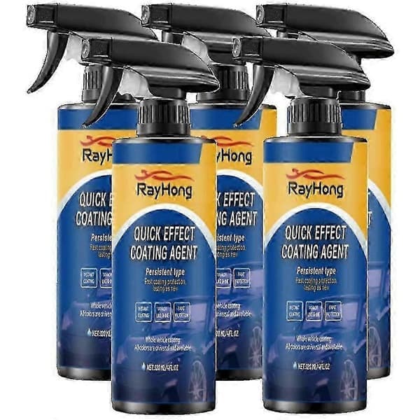 2025 Ny Bil Coating Spray, 3 i 1 Multifunksjonell Hurtigvirkende Coating Agent [D]