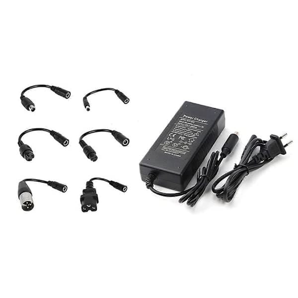 42V 1.5A Scooterlader for M365/PRO Erstatning Litium Batterilader med 6 Plugg Elektrisk Scoo