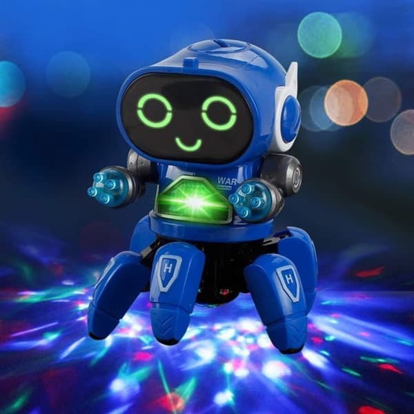Barn Elektrisk Robot Leketøy Gave Søt 6-Klo LED Lys Musikalsk Dansende Robot Leker Dansende Robot
