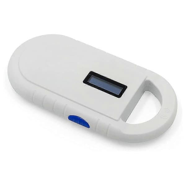 Kjæledyrbrikkeleser for dyre-RFID-brikke dyre-ISO-transponder for dyreidentifikasjon (FMY) hvit