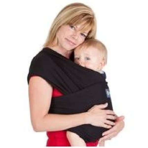 Sort Amme Sjal - Amme Sjalet holder babyen trygt inntil forelderen. Det er spesielt designet for...