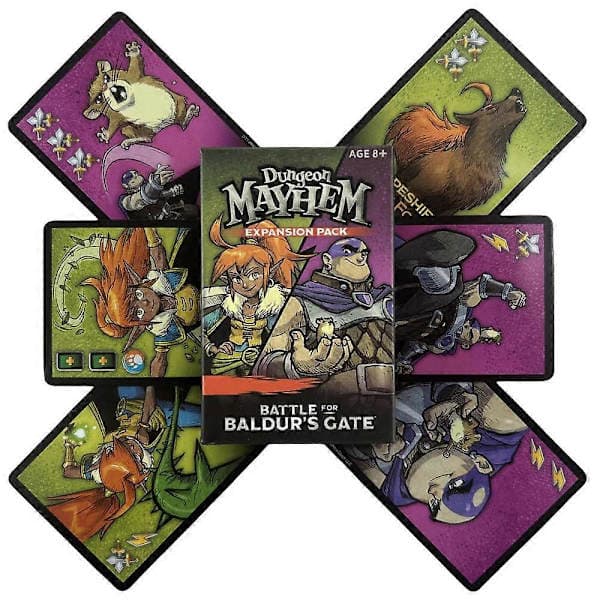 Dungeon Mayhem Kortspillsett: 3-pakning Familie Moro Kortstokker