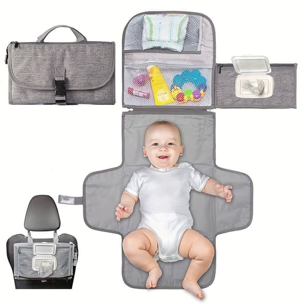 Babybleieskiftematte, en multifunksjonell og praktisk pute for mødre og spedbarn når de er ute