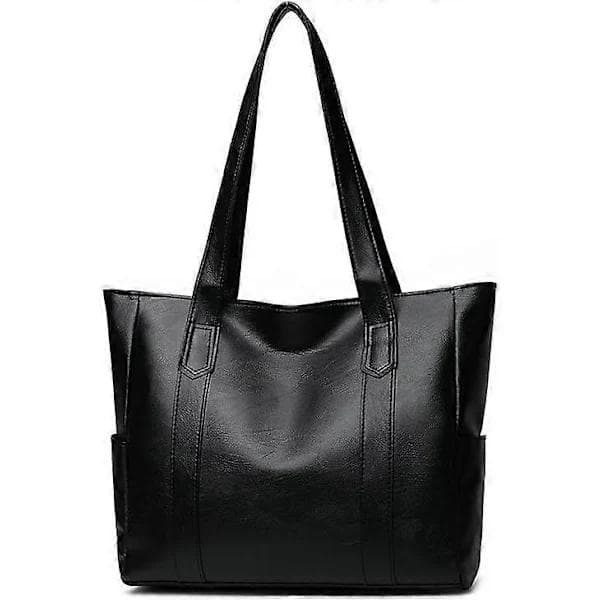 Dame Tote Vesker Dame Håndveske Dame Crossbody Vesker PU Lær Dame Skulderveske svart