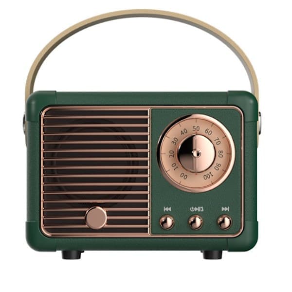 [LCS] Bestselgende Retro Bluetooth-høyttaler, med klassisk stil, stort volum, trådløs Bluetooth 5.0-tilkobling, støtter TF-kort