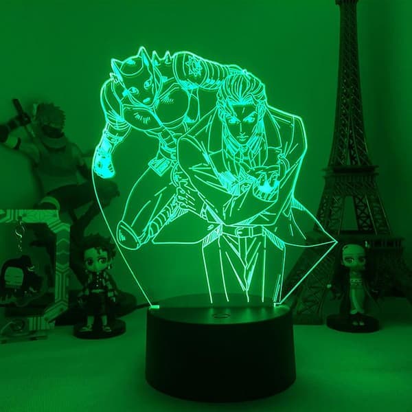 [LCS]3d Led nattlys lampe Anime Jojo's Bizarre Adventure Kujo Jota