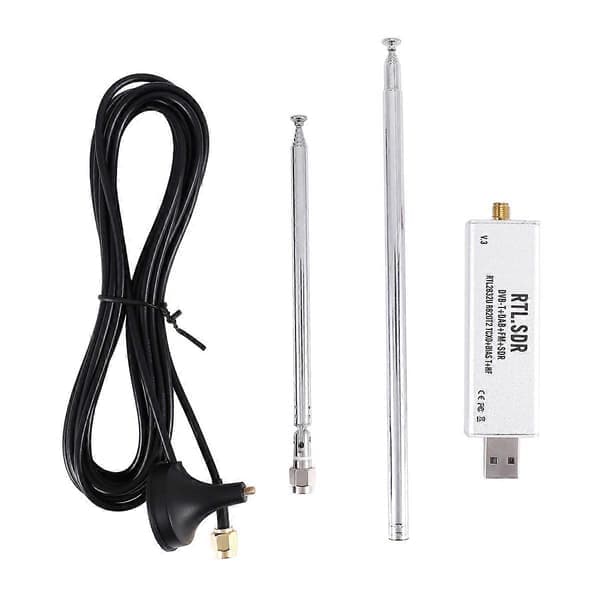 RTL-SDR Blog RTL SDR Mottaker V3 RTL2832U 0.1MHz-1.7GHz TCXO SMA Programvaredefinert Radiomottaker wit
