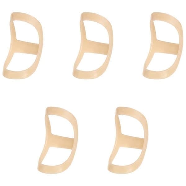 E Oval Finger Skinne, Fingerskinne, Støtte og Beskyttelse for Artritt, Finger Stabilisator Brace - Størrelser 5, 6, 7, 8, 9