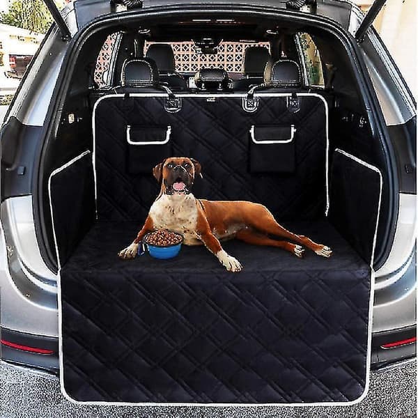 Hundebiltilbehør - Bagasjeromsbeskytter for hund med universell sidebeskyttelse - Kraftig beskyttelsesmatte for hund, 185 x 103 cm bagasjeromstrekk